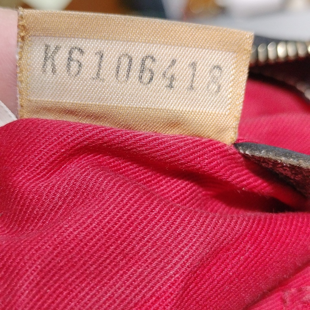 Vintage Dooney & Bourke Monogram Signature Black/Gray Canvas Leather Hobo Bag - Picture 9 of 9